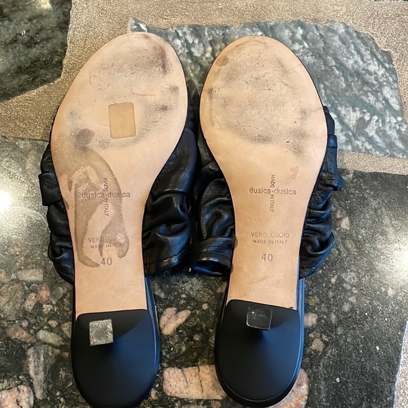 dusica dusica- Black Keba Mule Pumps - Picture 6 of 9